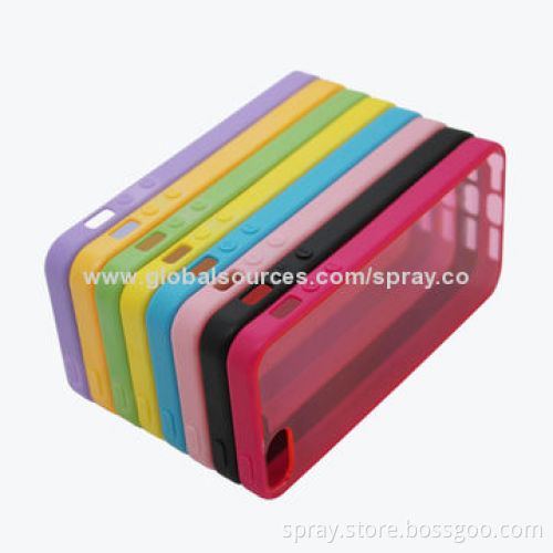 Dual Injection TPU PC Cases for iPhone 5S, Different Colors Available